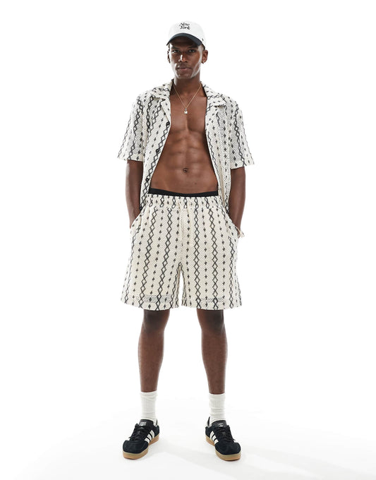 Crochet Shorts Co-Ord