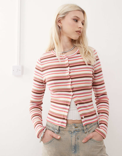 Stripe Cardigan