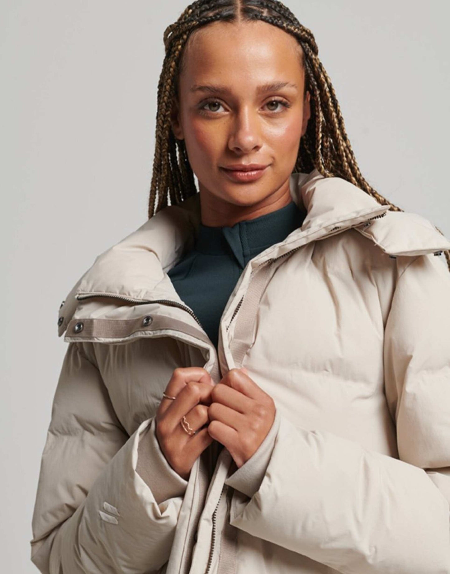 Train Longline Padded Jacket