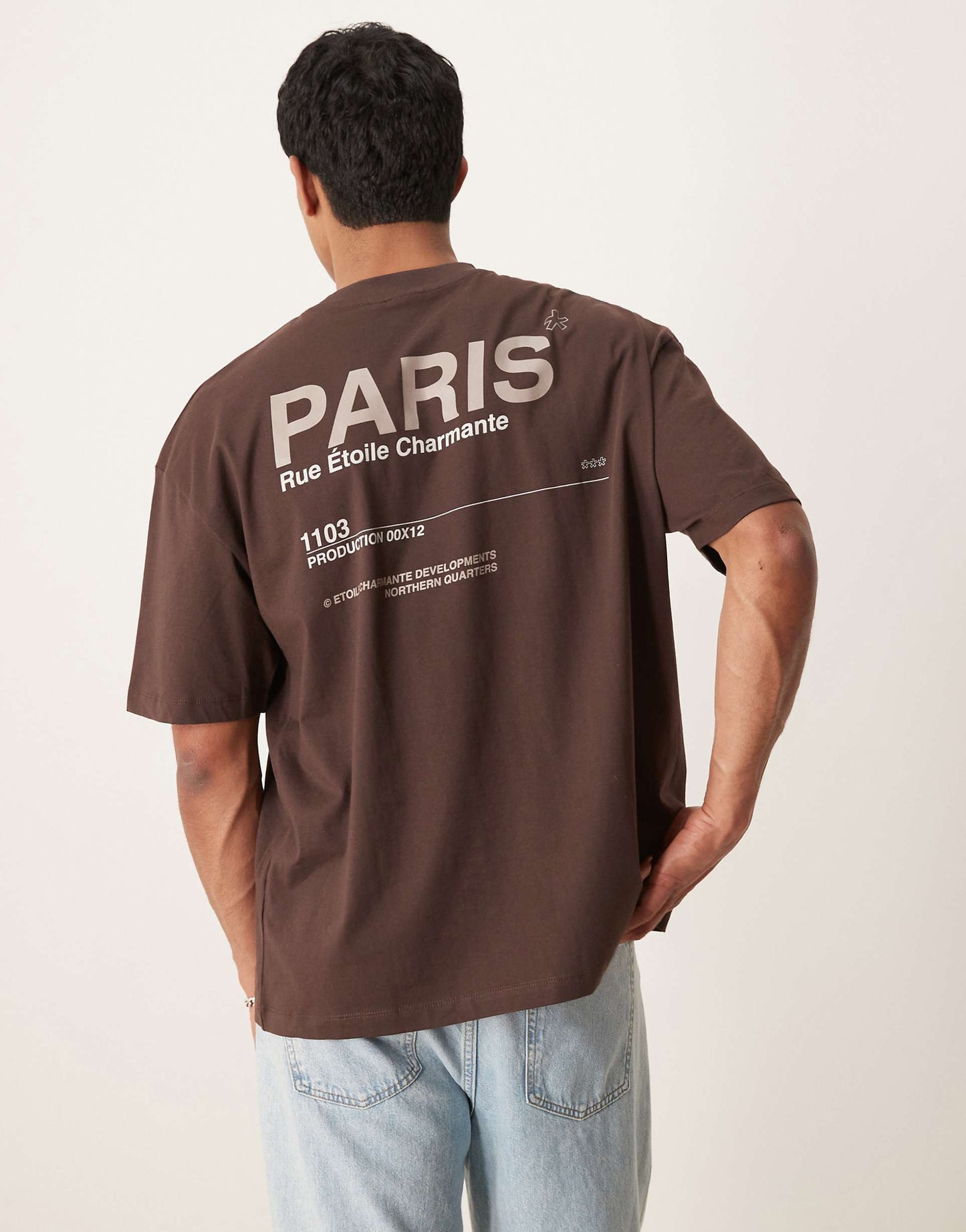 Oversized T-Shirt With Text Graphic