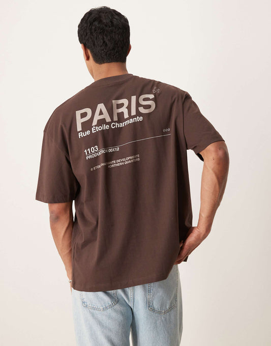 Oversized T-Shirt With Text Graphic