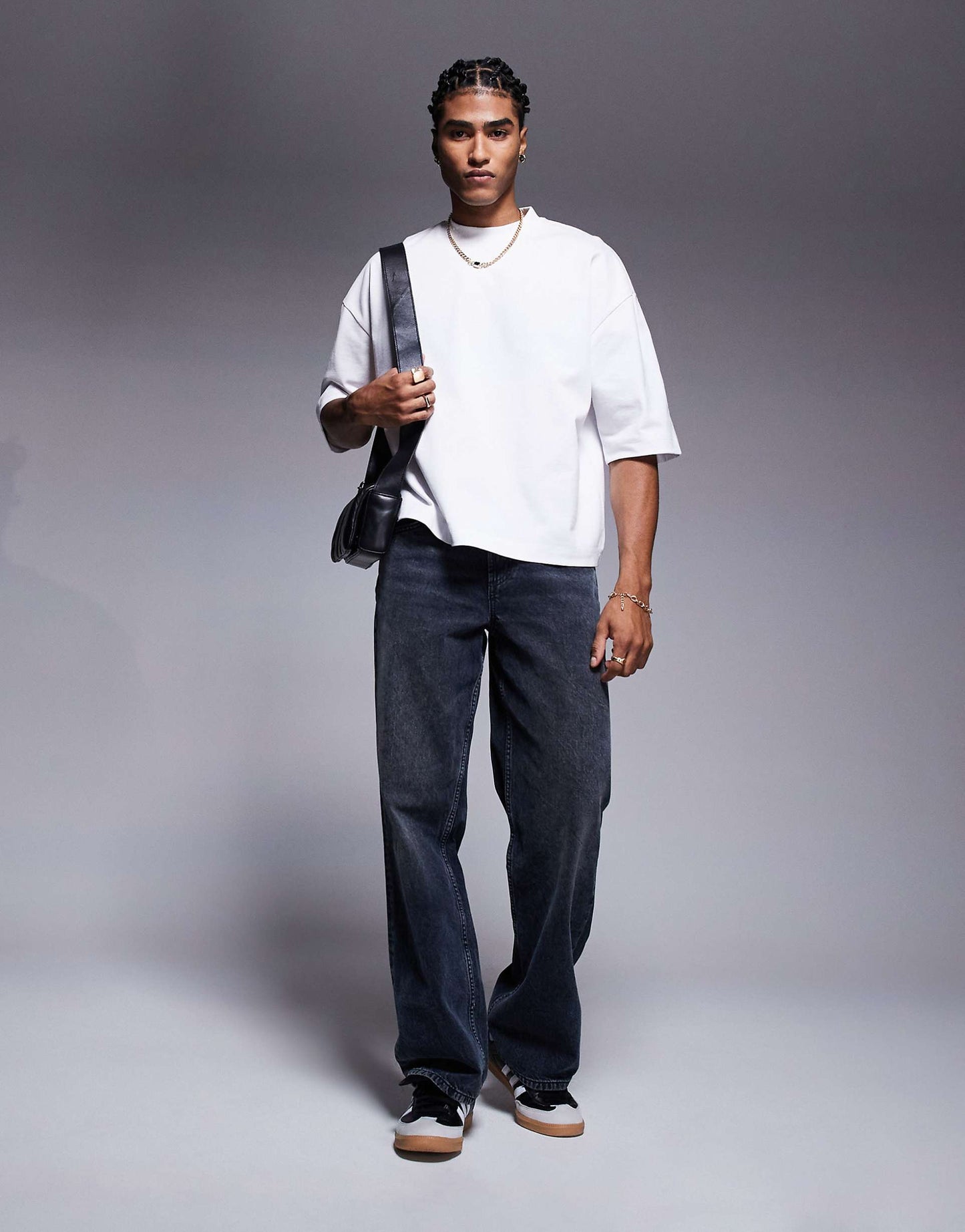 Heavyweight Oversized Boxy Mid Sleeve T-Shirt