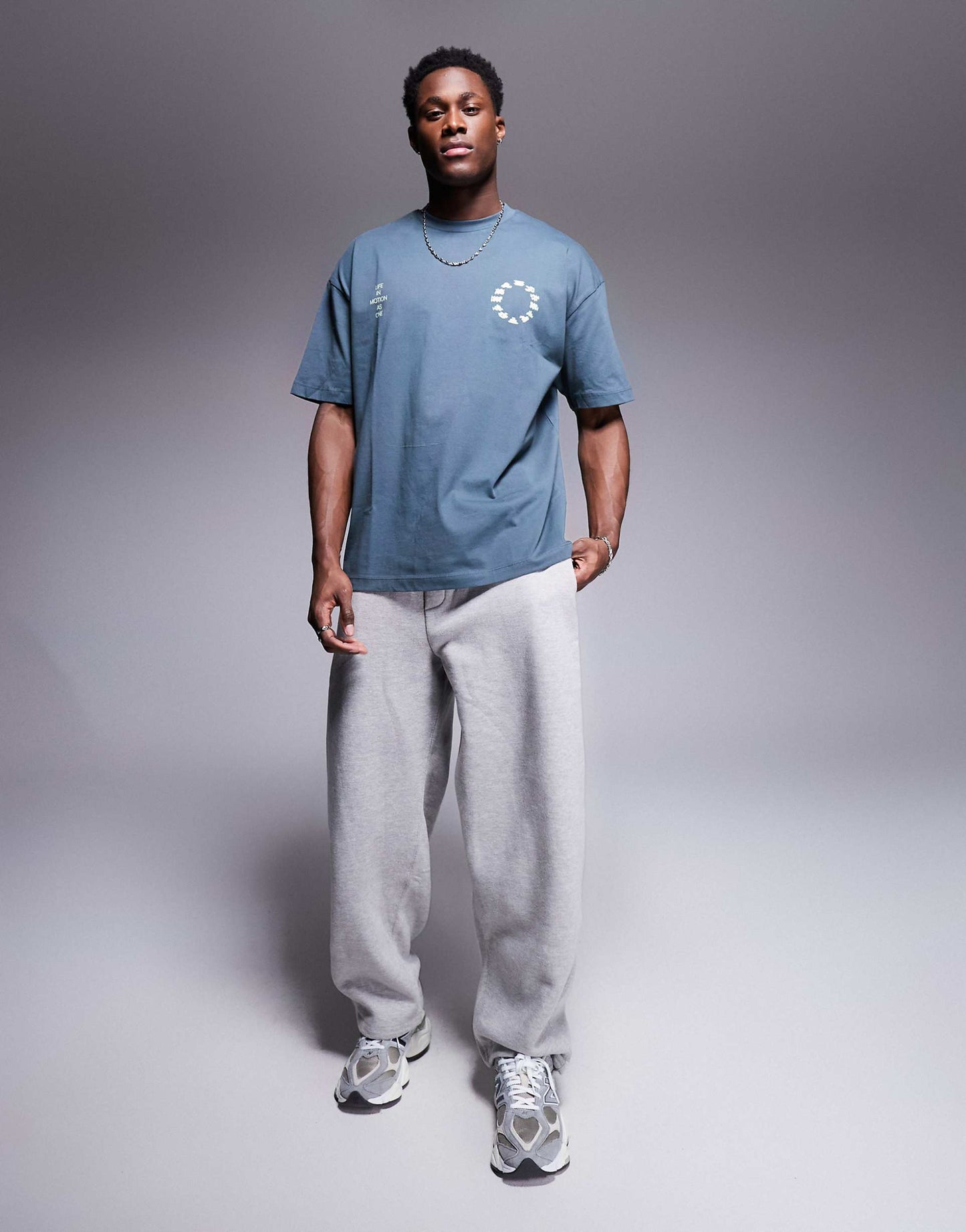 Oversized T-Shirt With Sports Graphics