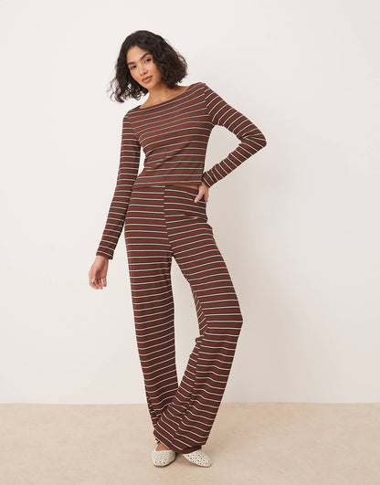 Wide Leg Trouser And Top Co-Ord