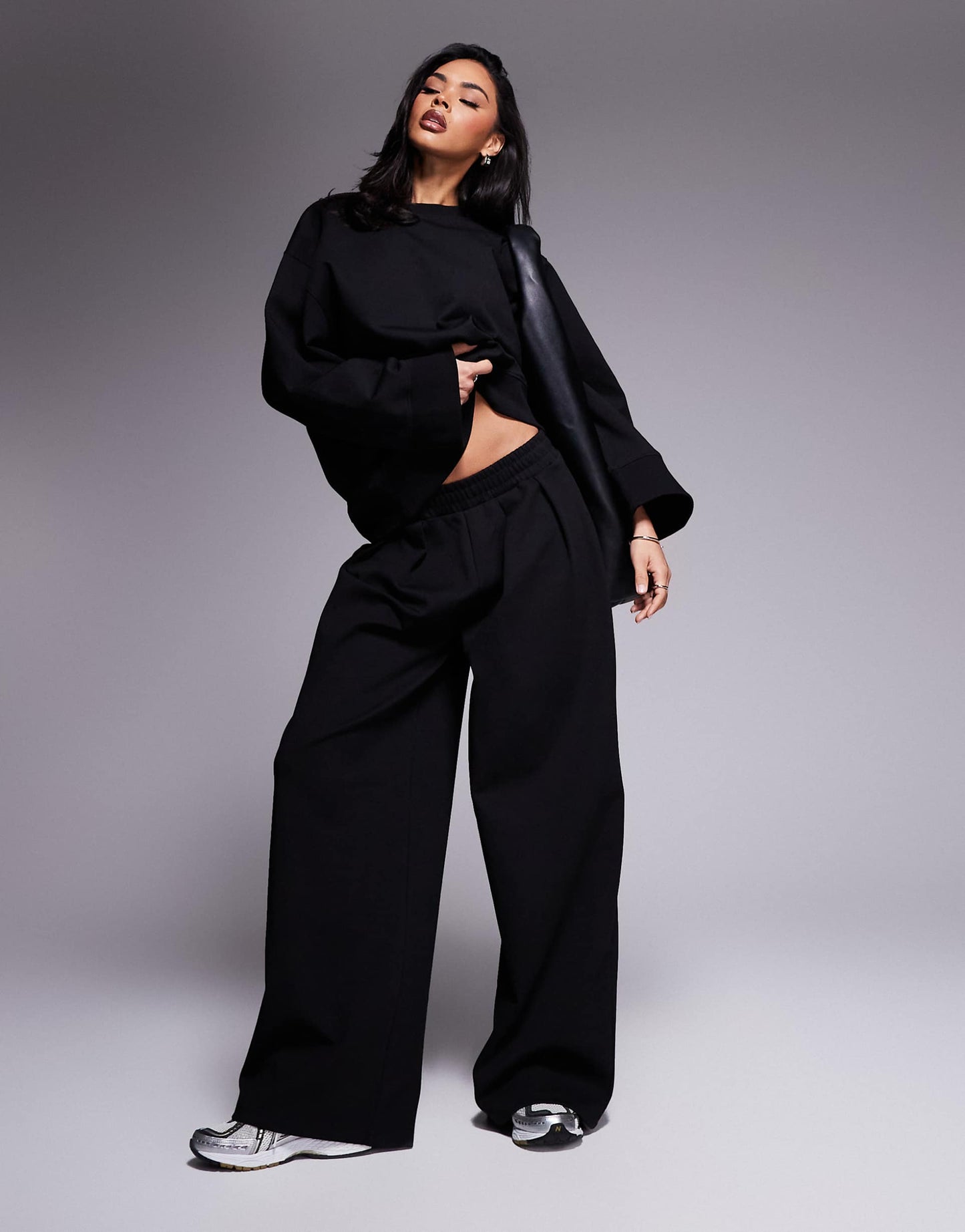 Interlock Super Wide Leg Trouser