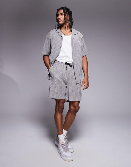 Plisse Shorts Co-Ord