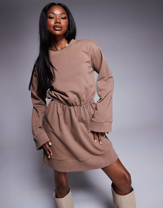 Sweat Asym Mini Dress