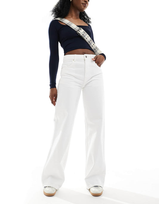 High Rise Wide Leg Jean