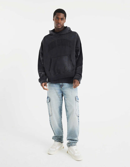 Denim Cargo Relaxed Jeans