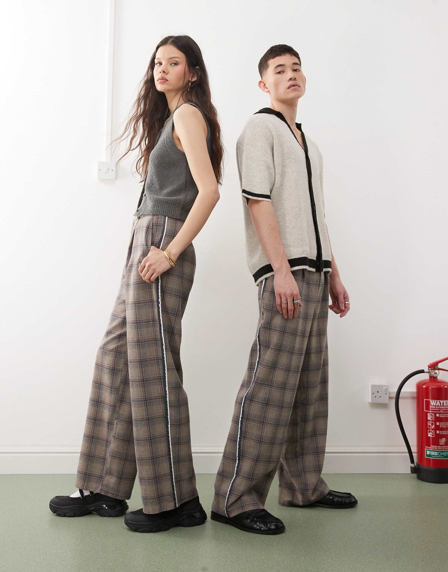 Unisex Wide Leg Trouser