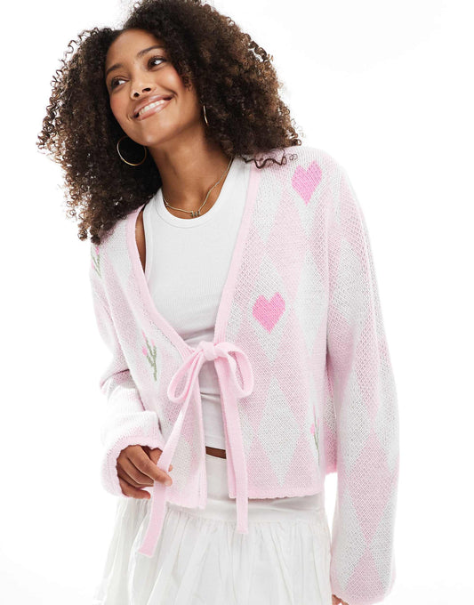 Diamond Knit Cardigan