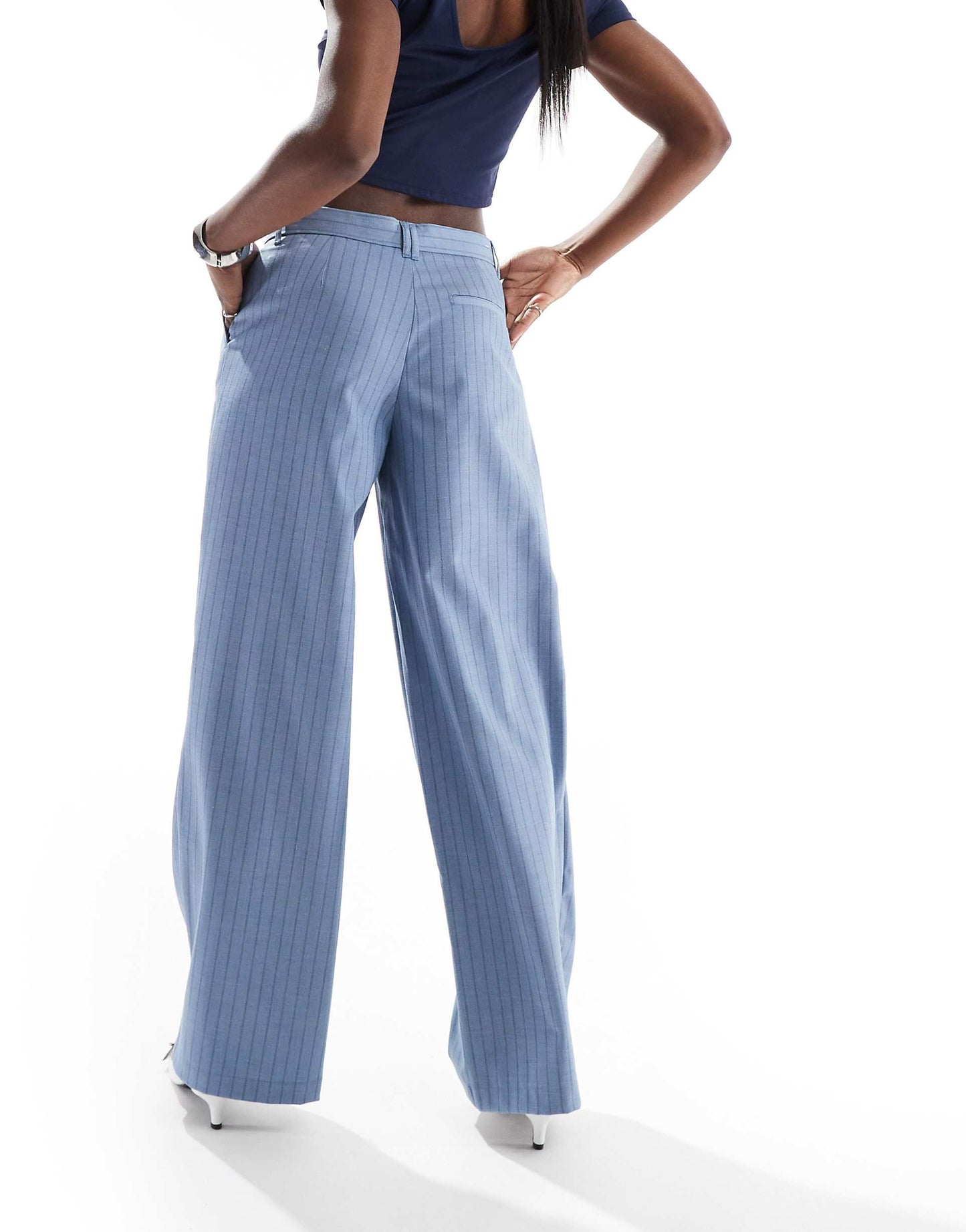 Wide Leg Tailored Trousers