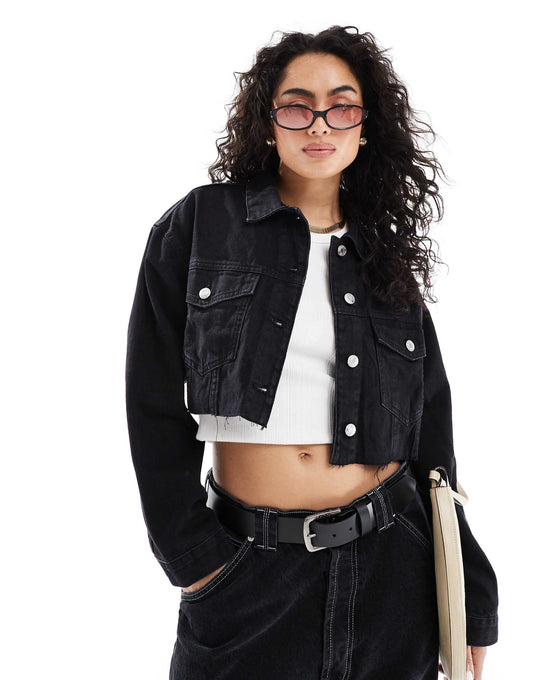 Cropped Denim Jacket