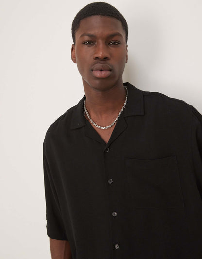 Co-Ord Oversized Boxy Linen Look Shirt