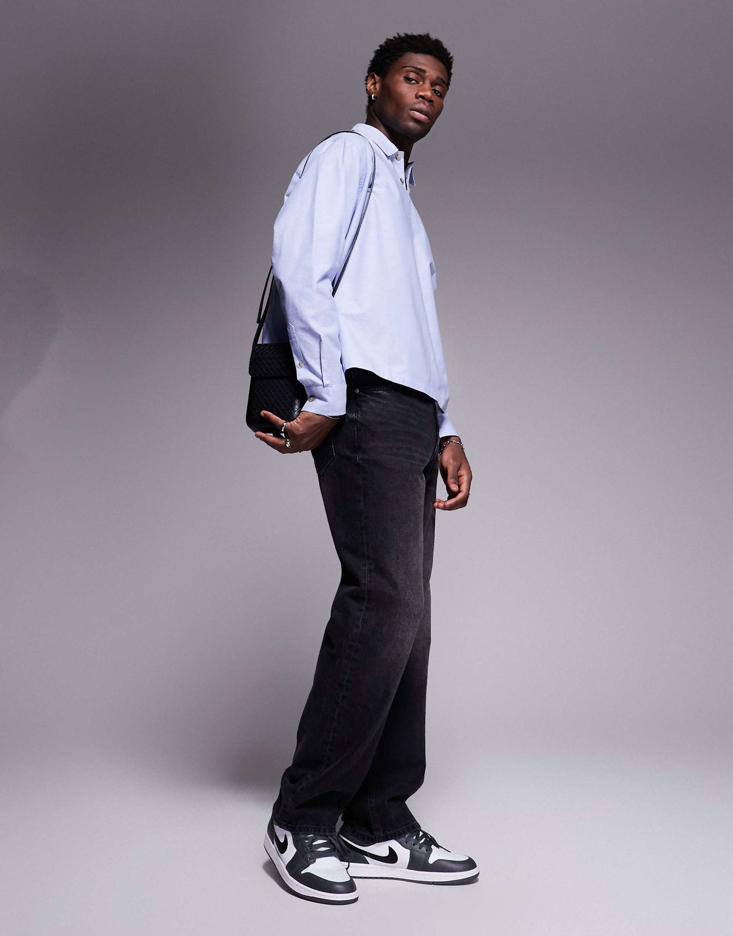 Boxy Oversized Overhead Oxford Shirt