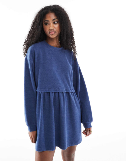 Soft Rib Smock Dress