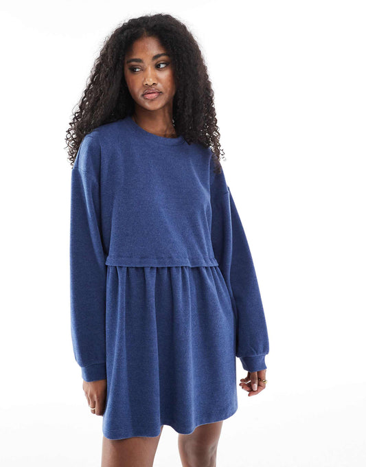 Soft Rib Smock Dress