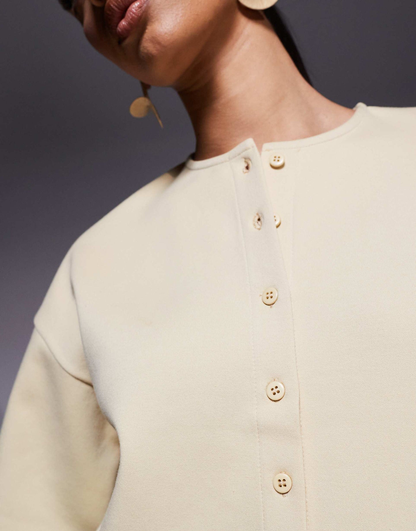 Boxy Half Sleeve Interlock Shirt Co Ord Shirt