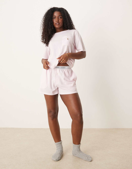 Pique S/S Top & Short Set