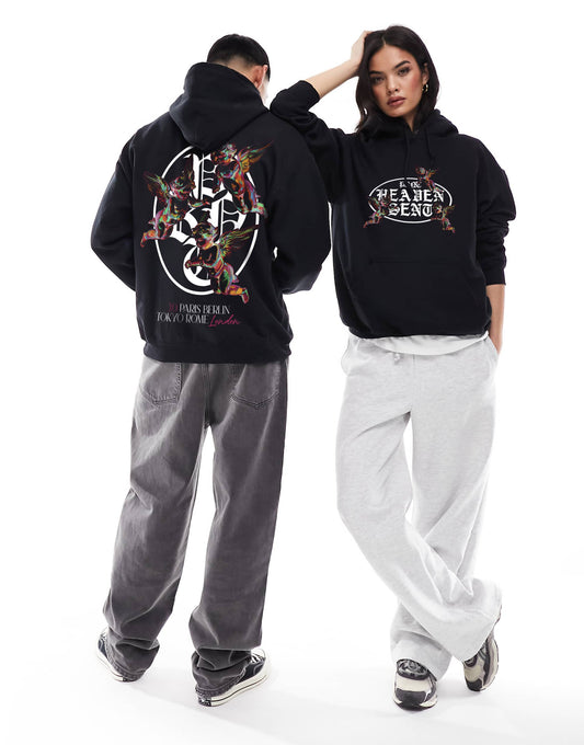 Heaven Sent 3.0 Front Print And Back Print Hood