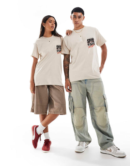 Hot N Fresh Front Print And Back Print T-Shirt