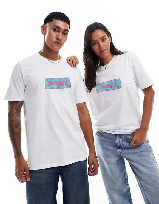 Gum Box Logo Front Print Relaxed T-Shirt