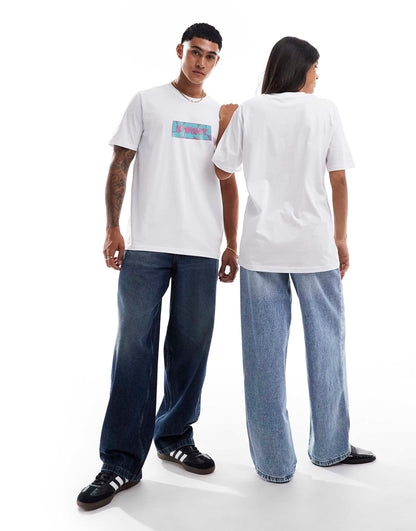 Gum Box Logo Front Print Relaxed T-Shirt