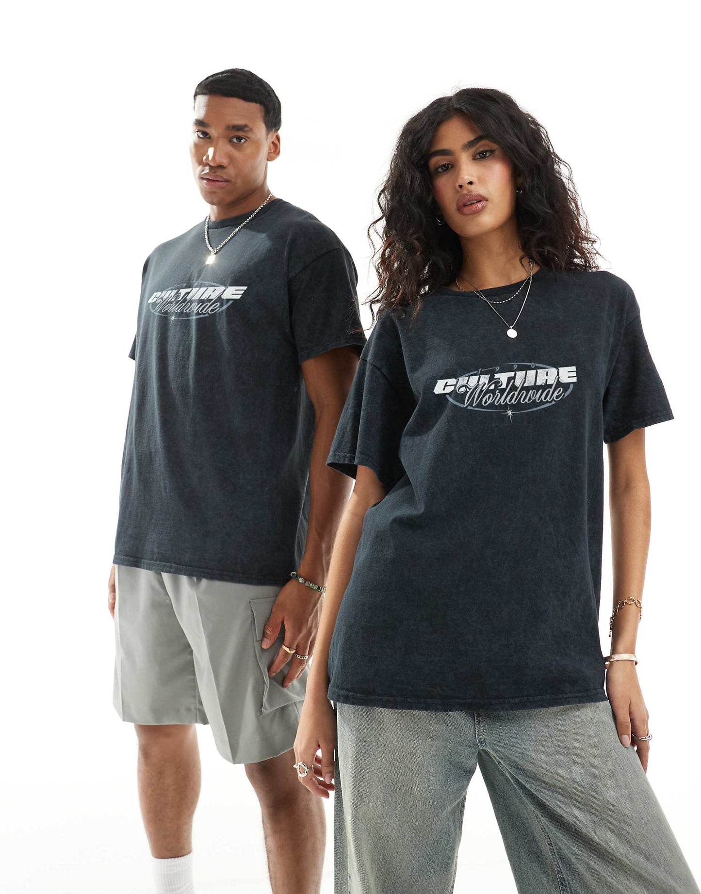 Culture Worldwide Front Print And Back Print T-Shirt