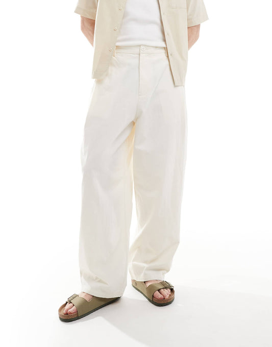 Crinkle Textured Trousers