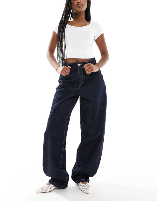 Wide Balloon Leg Jeans