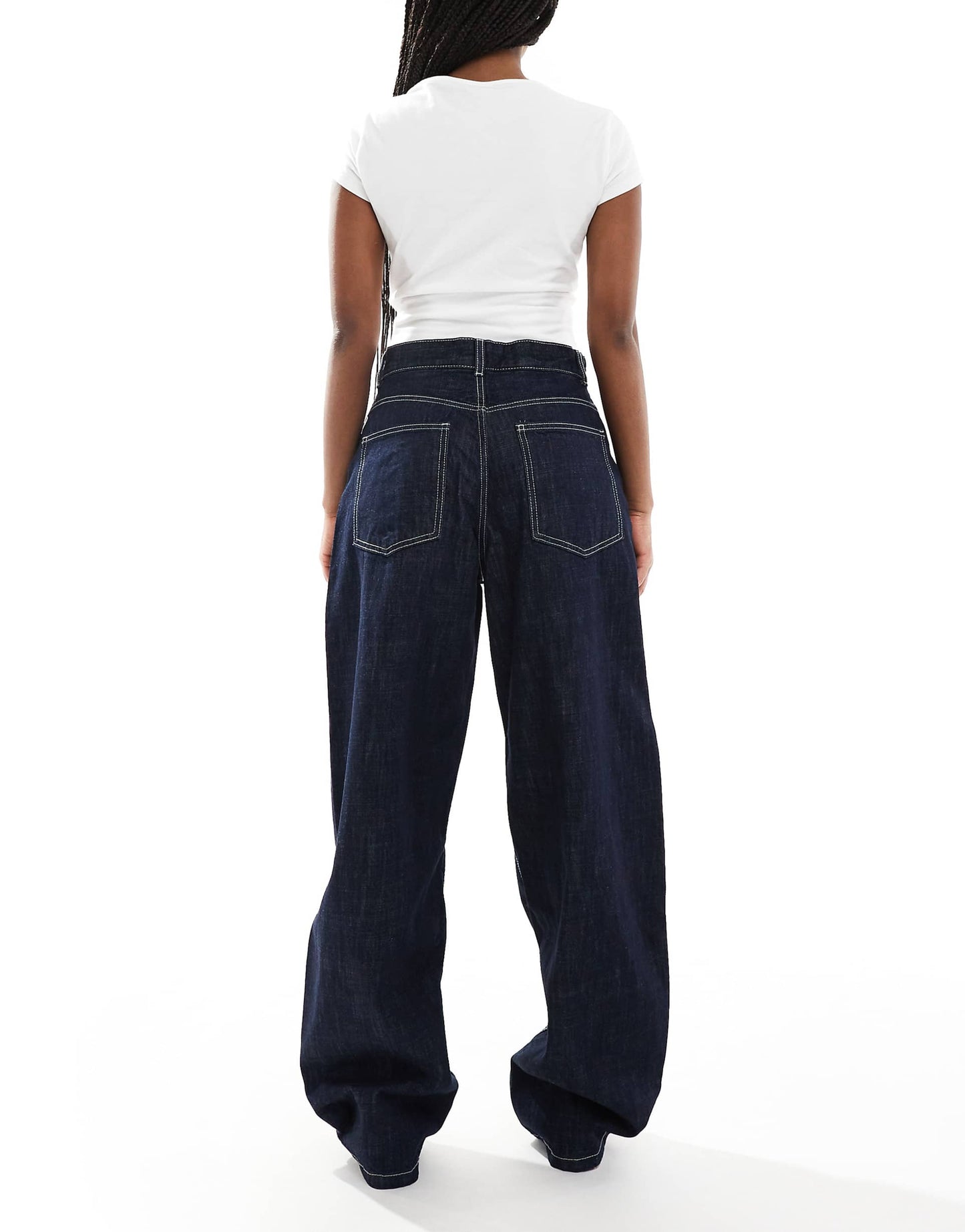 Wide Balloon Leg Jeans