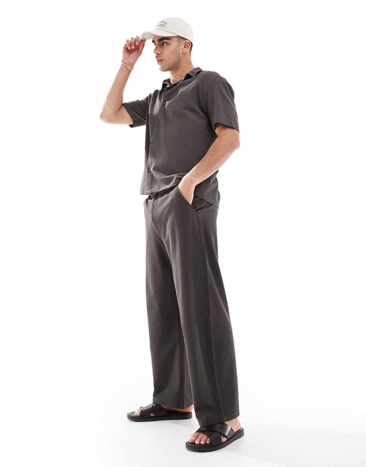 Plisse Co-Ord Trouser