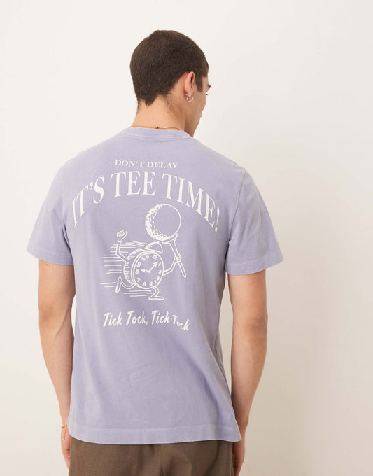 Motif Back Print Classic T-Shirt