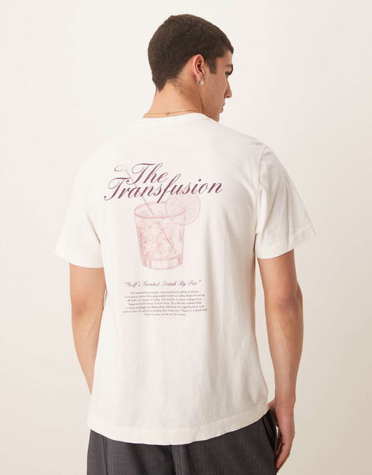 Motif Back Print Classic T-Shirt