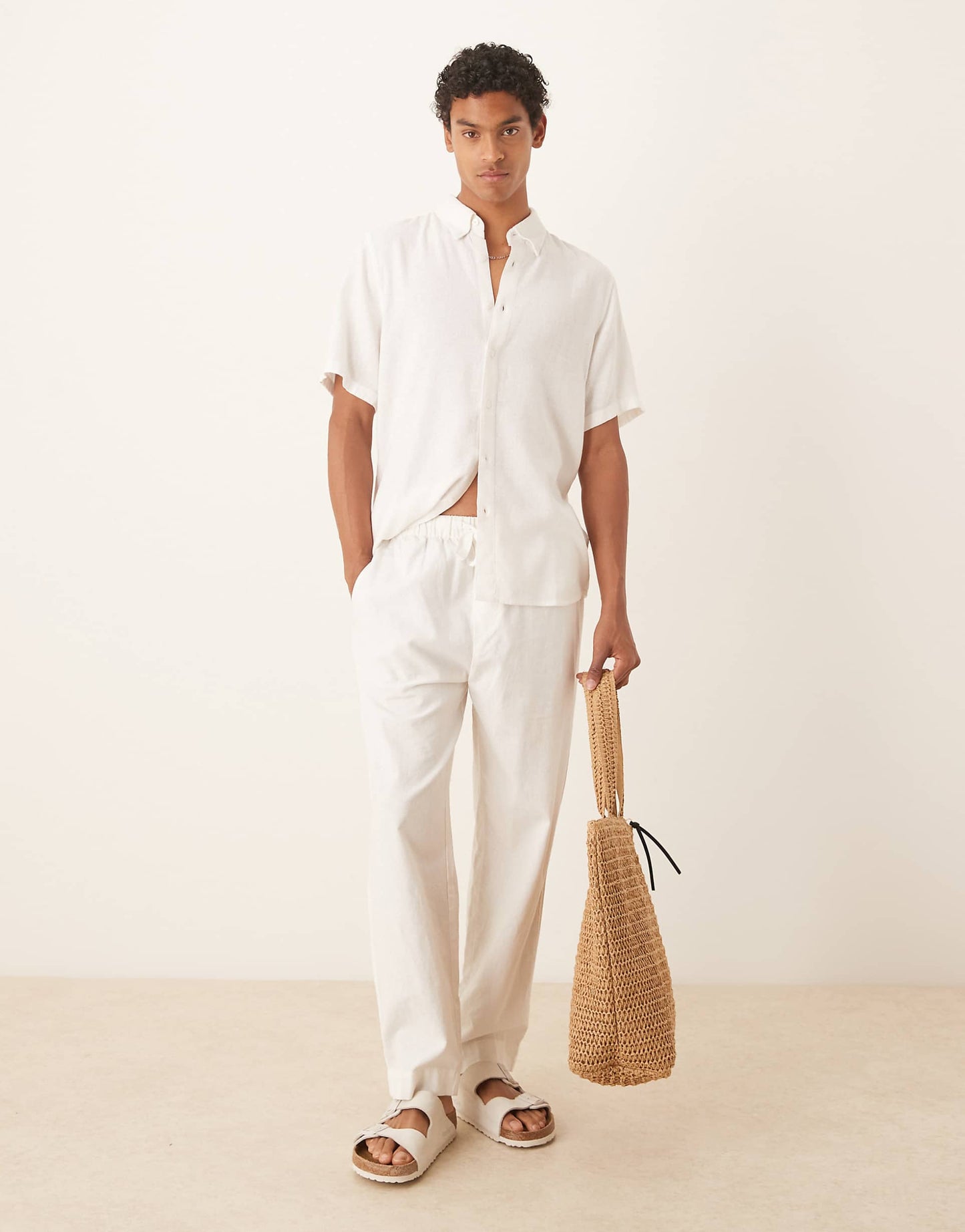 Short Sleeve Linen Shirt