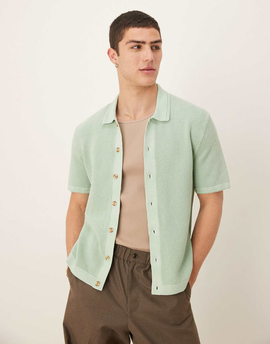 Knitted Crochet Shirt