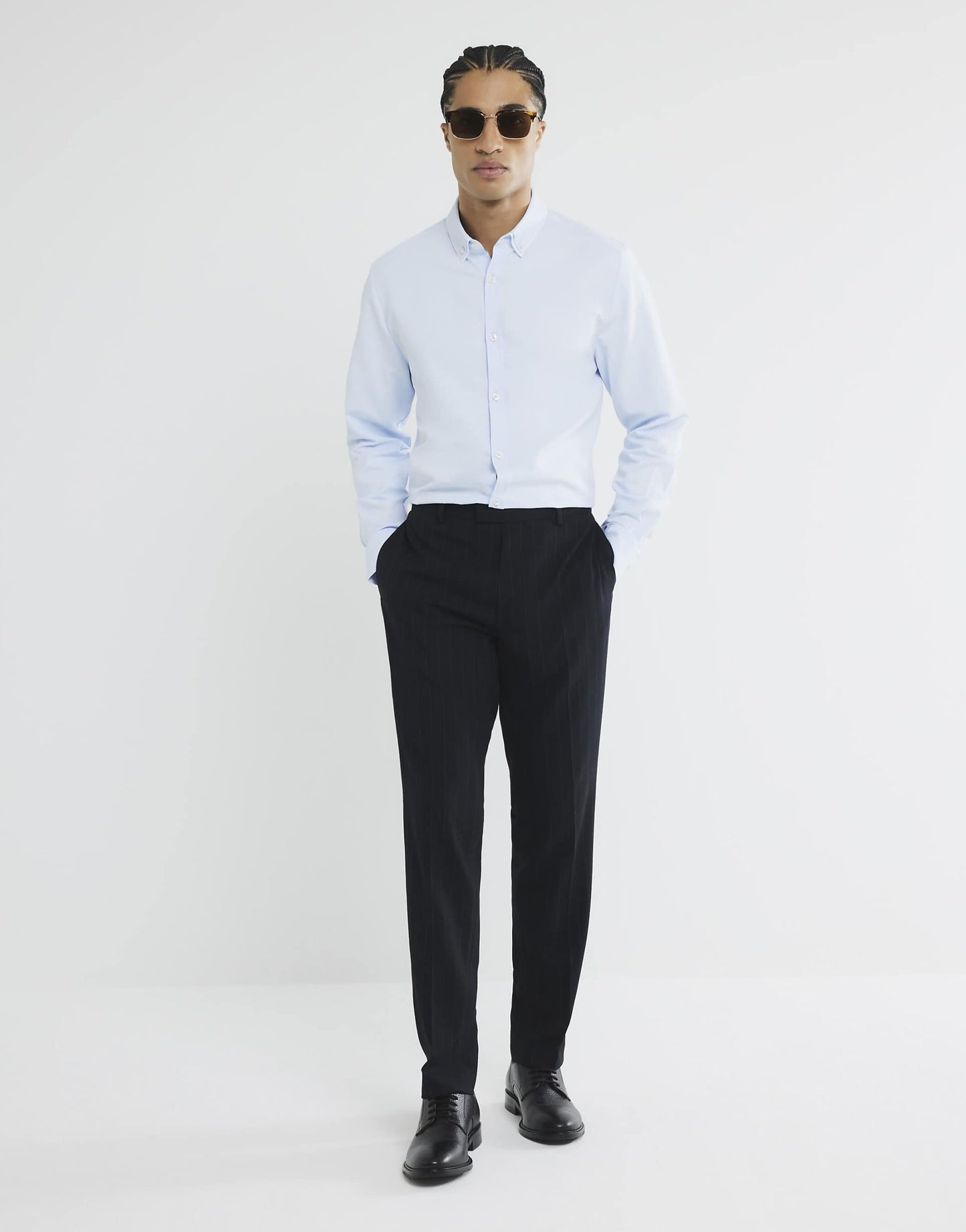 Slim Fit Double Collar Shirt