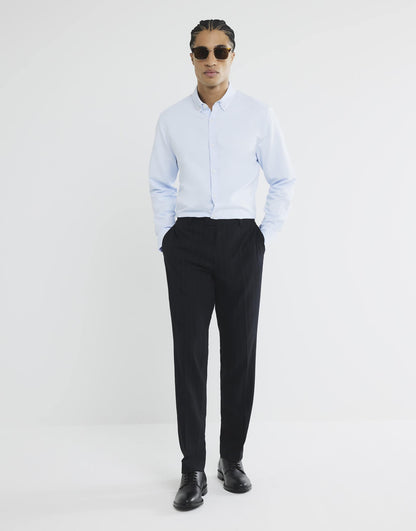 Slim Fit Double Collar Shirt