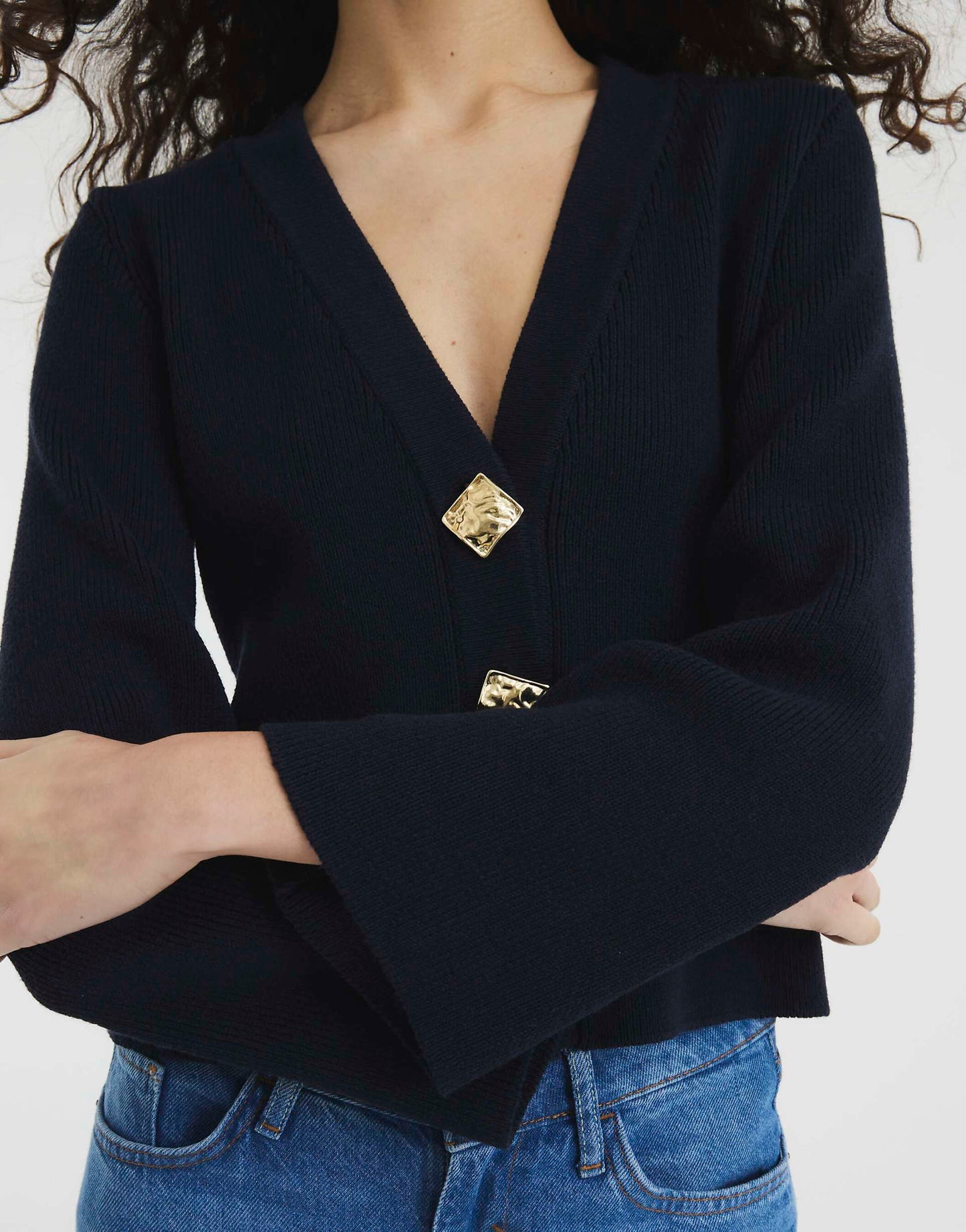 Long Sleeve Button Cardigan