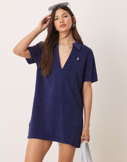 Terry Collar Dress