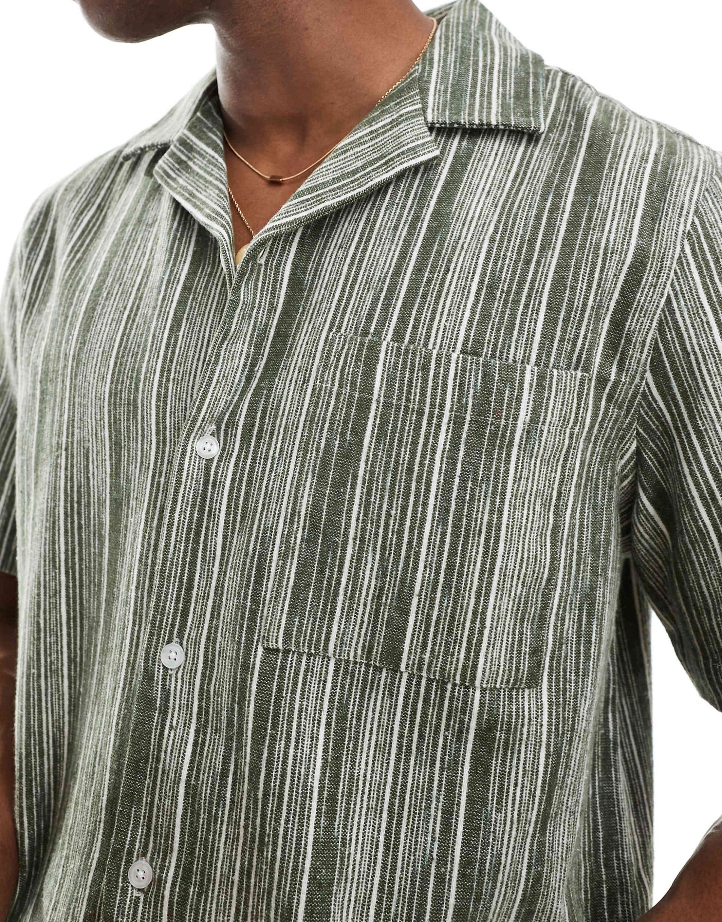 Textured Stripe Shirt