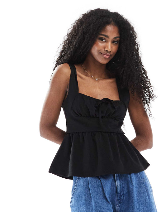 Jersey Milkmaid Corset Top