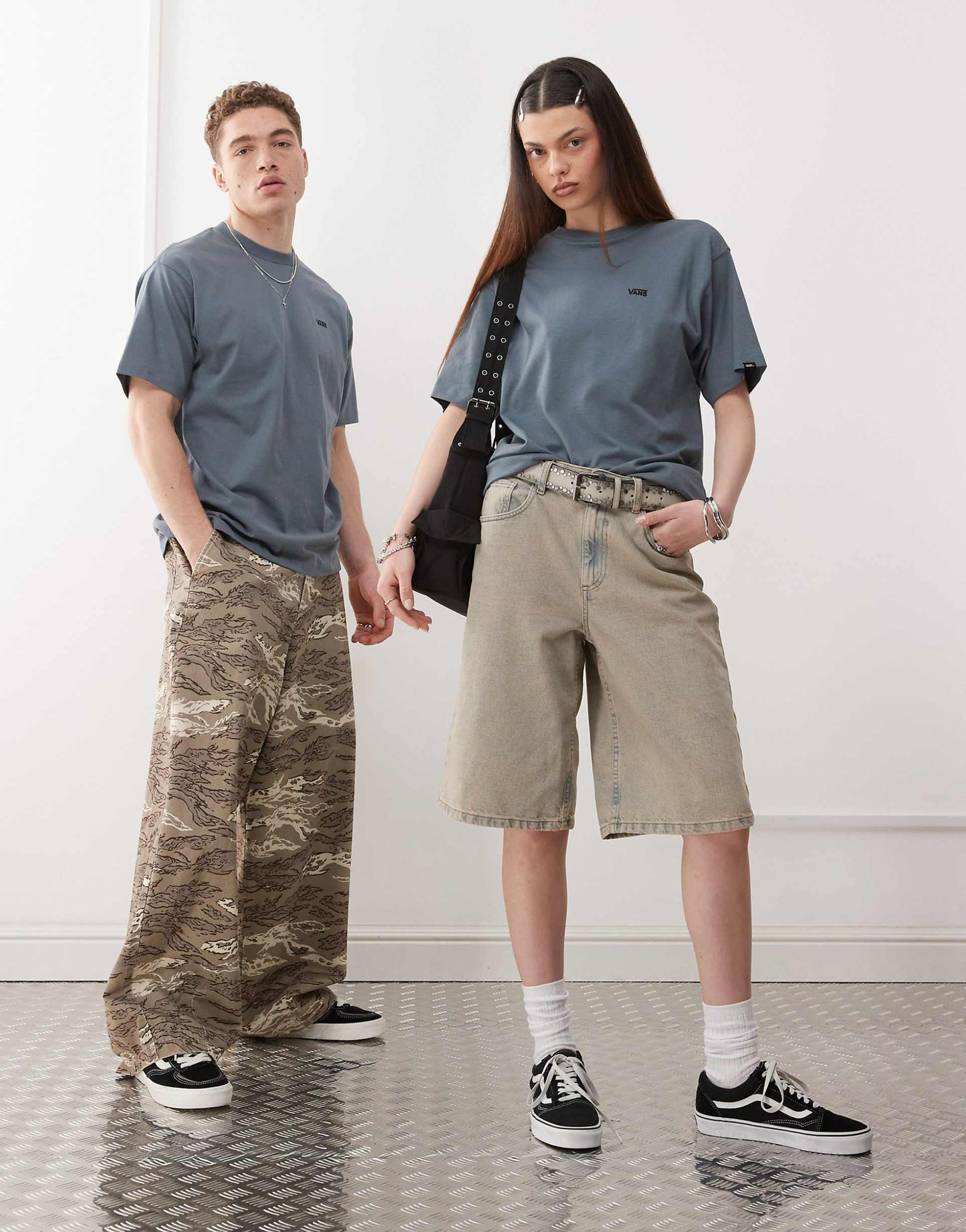 Left Chest Logo Oversized Fit T-Shirt