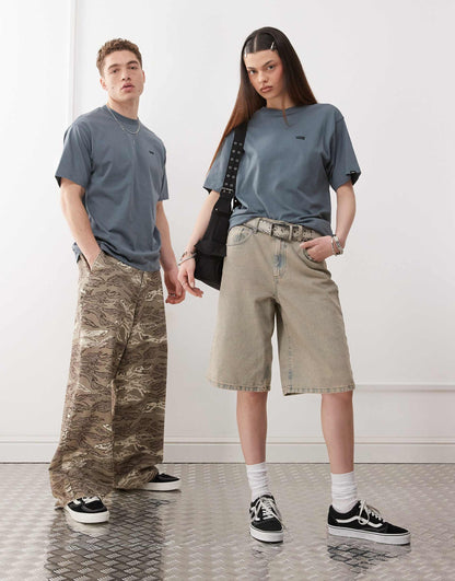 Left Chest Logo Oversized Fit T-Shirt