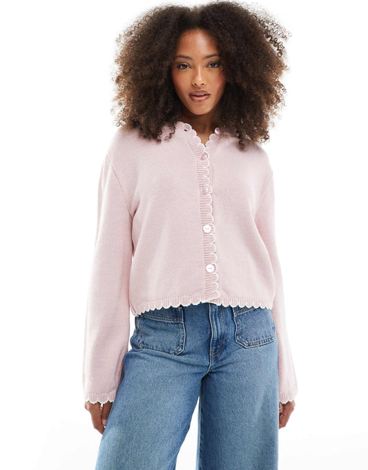Blanket Stitch Cardigan