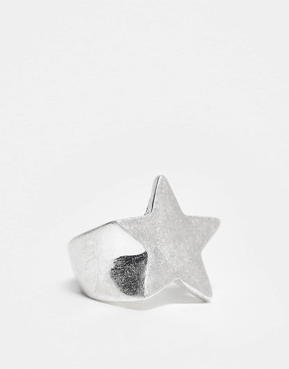 Mix And Match Star Signet Ring