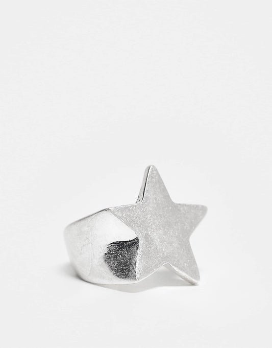 Mix And Match Star Signet Ring