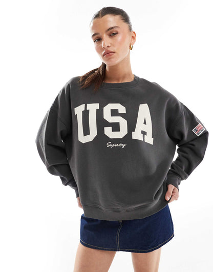 Athletic Essentials Relaxed Crew Sweatshirt