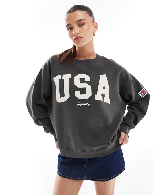 Athletic Essentials Relaxed Crew Sweatshirt