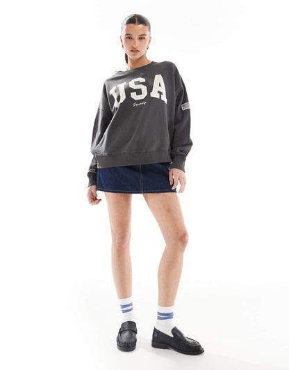 Athletic Essentials Relaxed Crew Sweatshirt